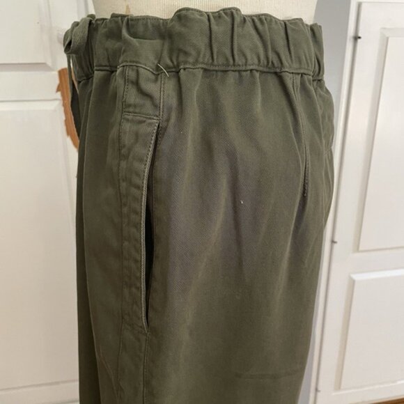 Free People Wide Leg Cuffed After Love Roll Cuff Size Medium Pleated High Rise - Picture 3 of 16